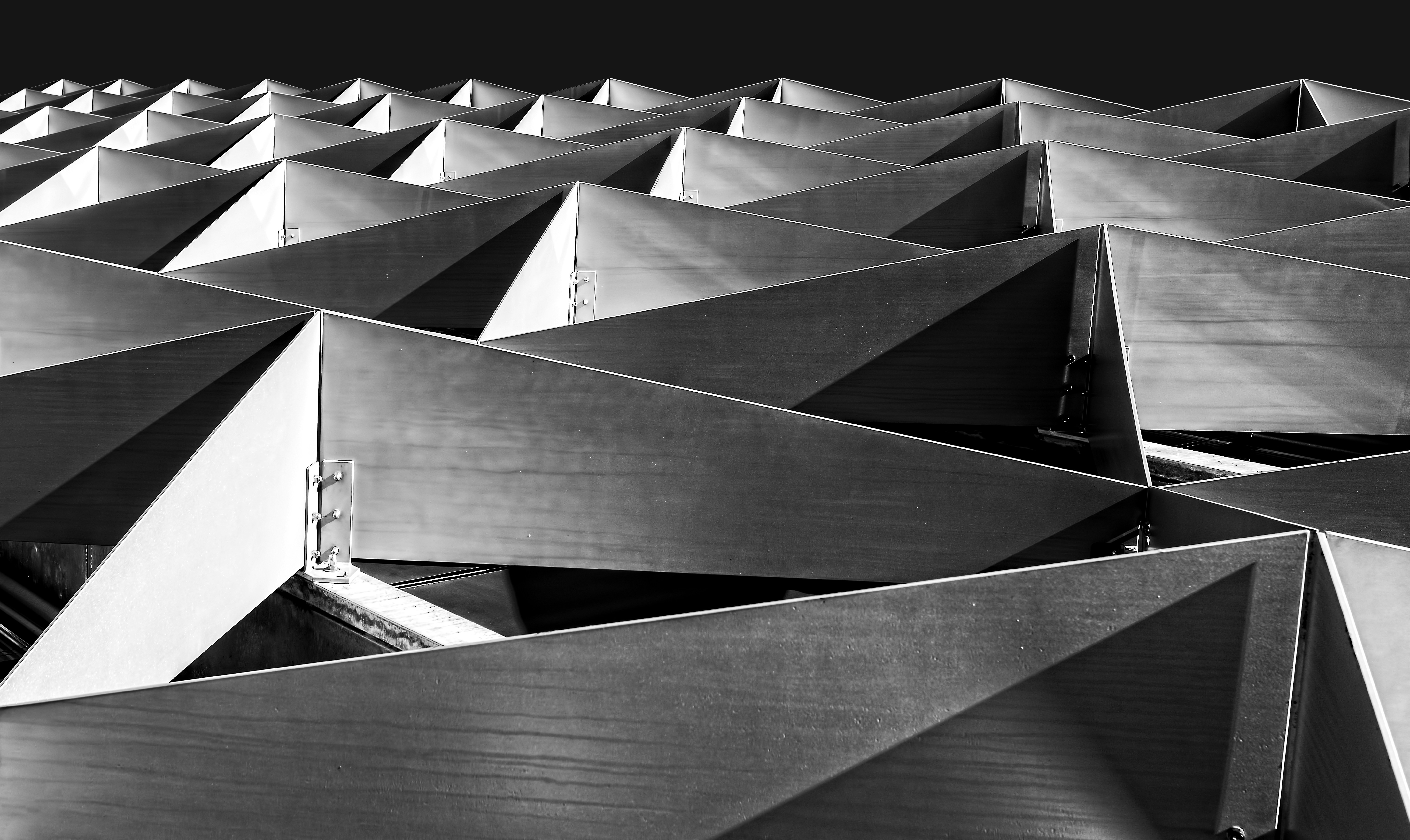 Geometric Metal Panel Structure