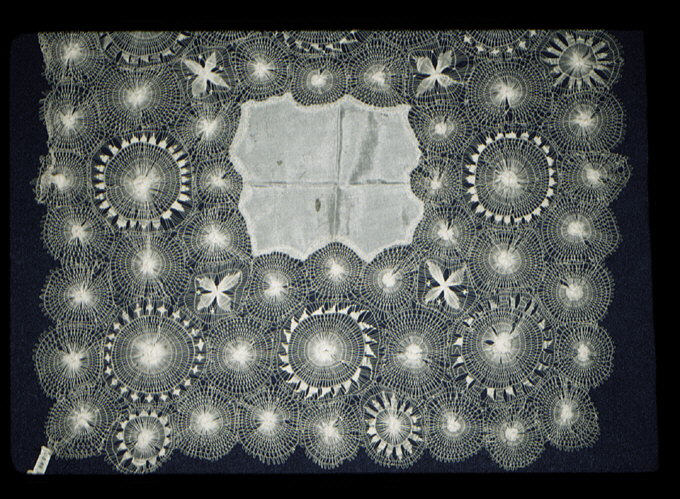 Vintage Handmade Circular Pattern Lace Doily