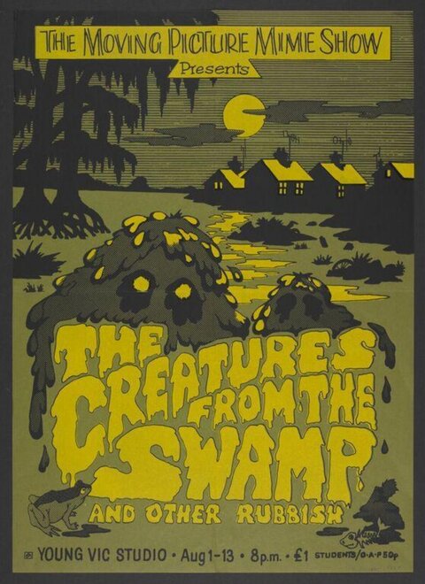 Vintage Creatures from the Swamp Poster