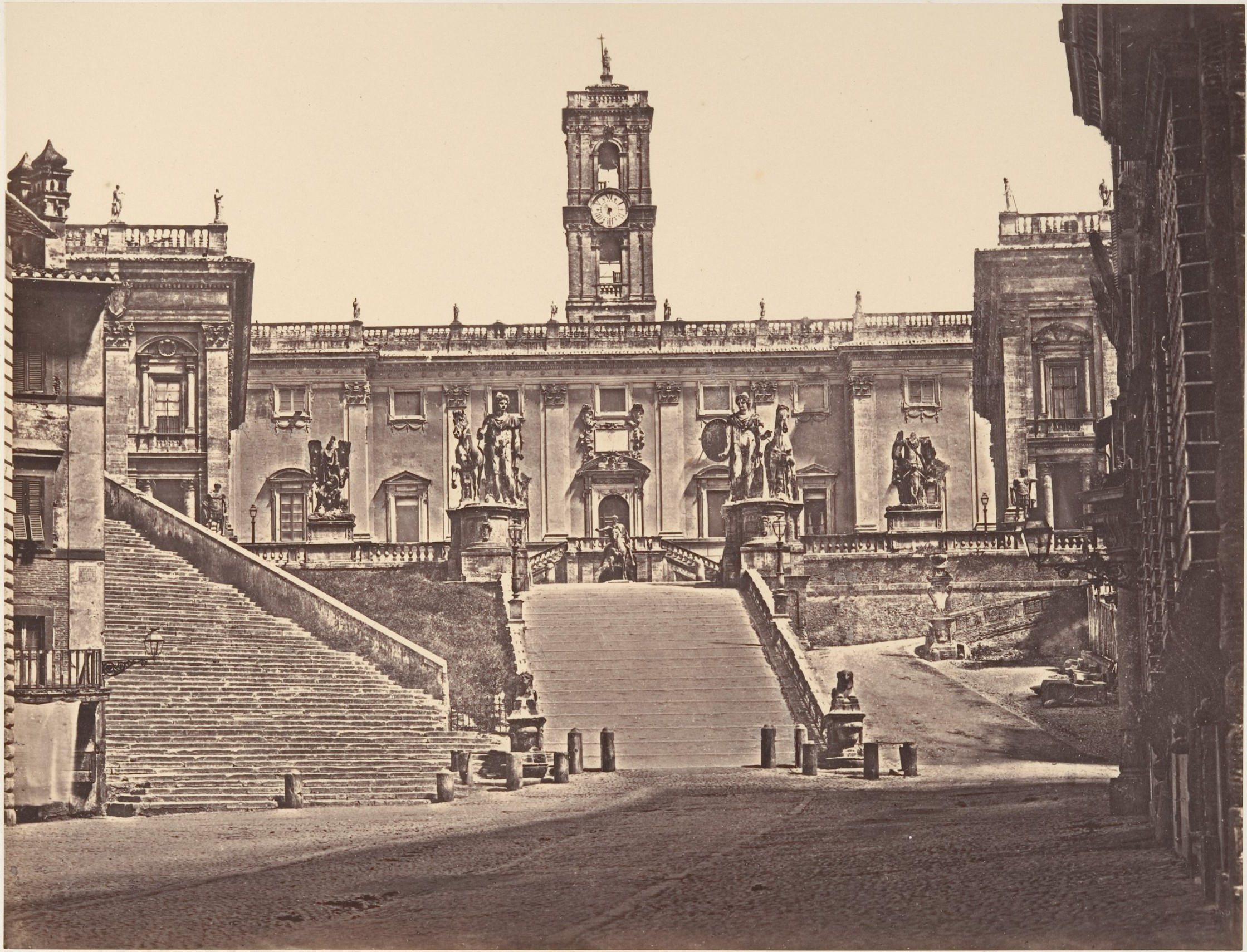 Vintage View of Rome's Capitoline Hill