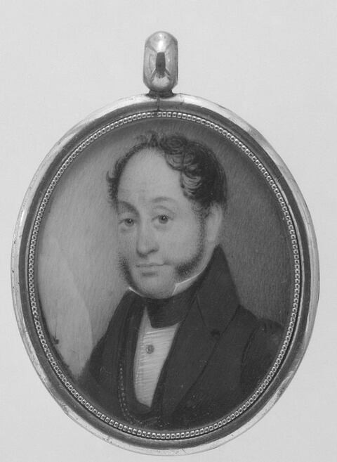 Pendant Miniature Portrait of a Gentleman