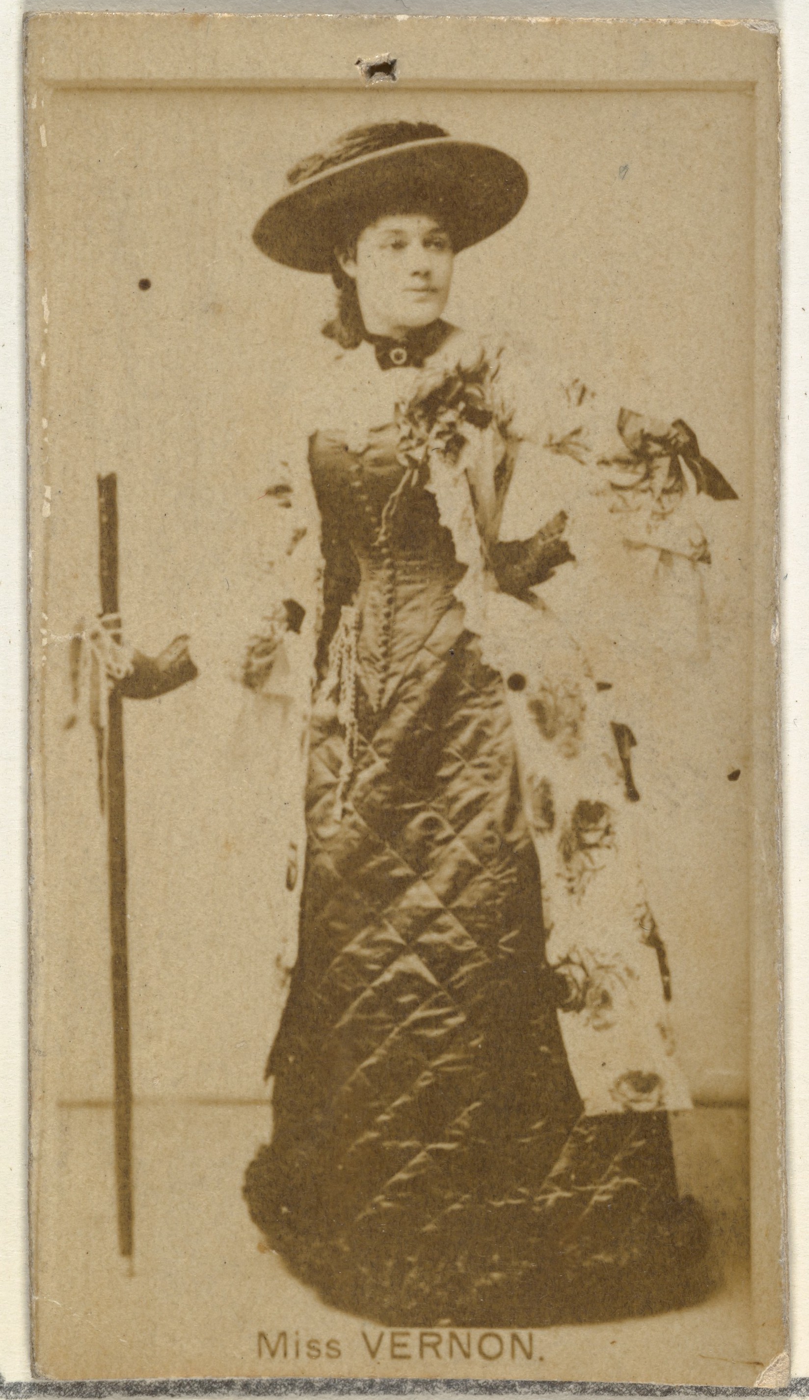 Vintage Portrait of Miss Vernon