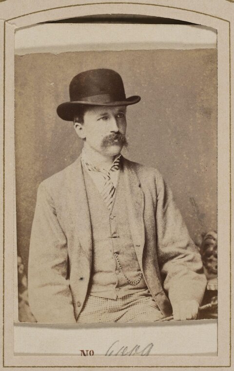 Vintage Portrait of Victorian Man