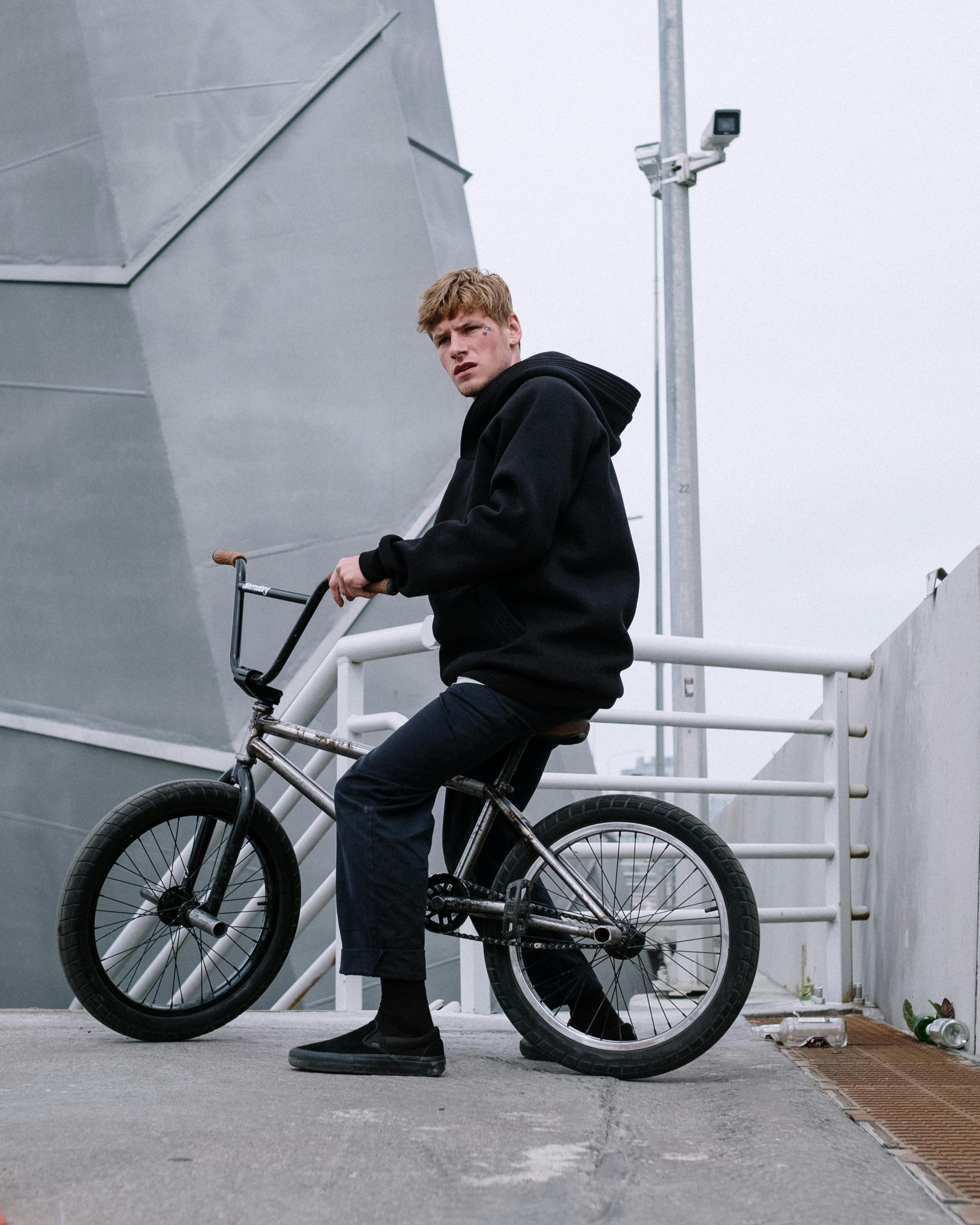 Young Man With BMX Bike