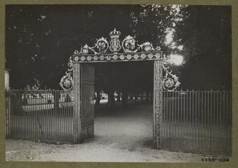 Vintage Ornate Royal Iron Gate