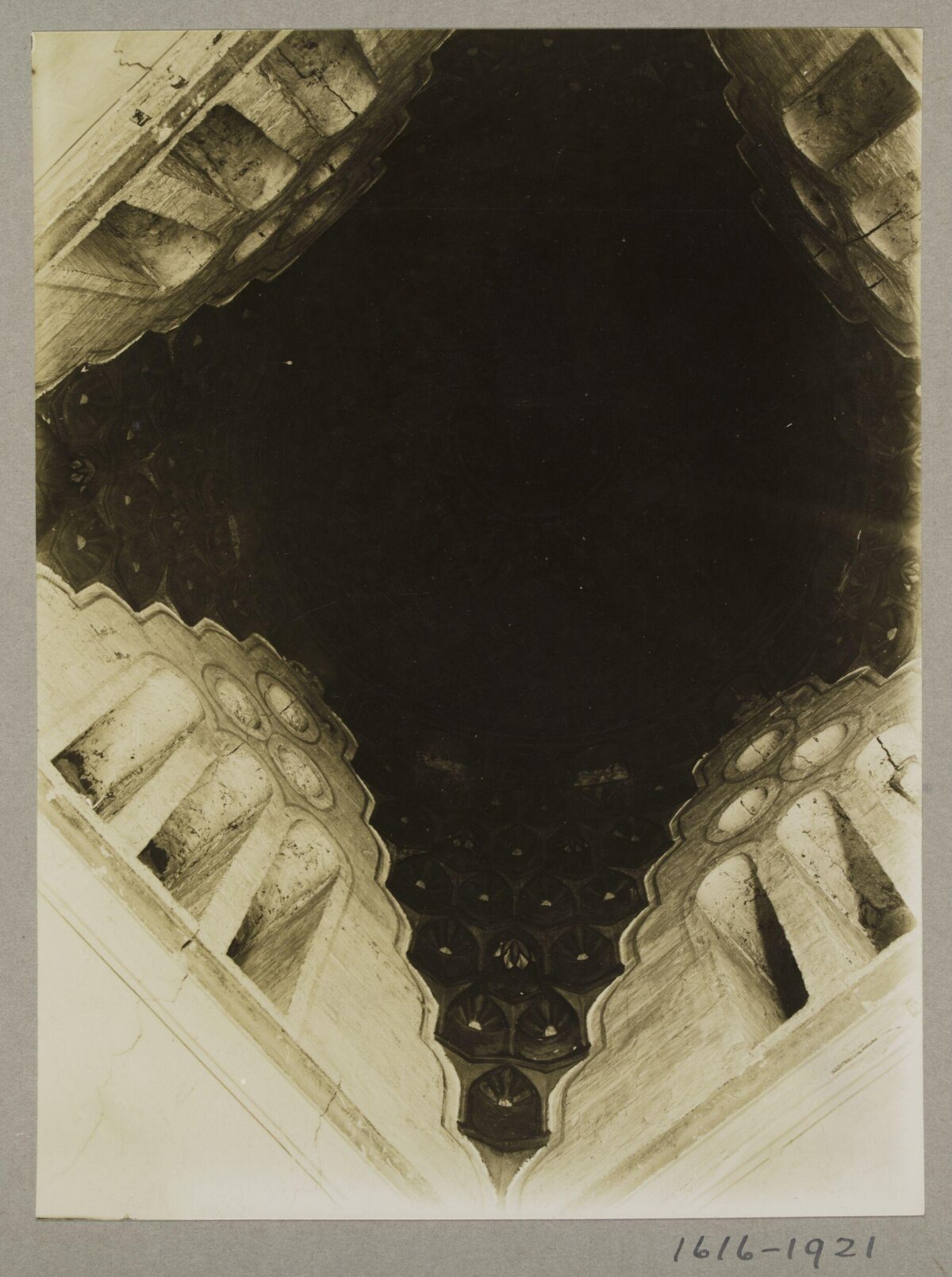 Vintage View of Historic Architectural Vault
