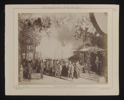 1902 Best of Friends Stage Scene