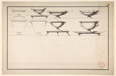 Silver Tableware Design Drawing