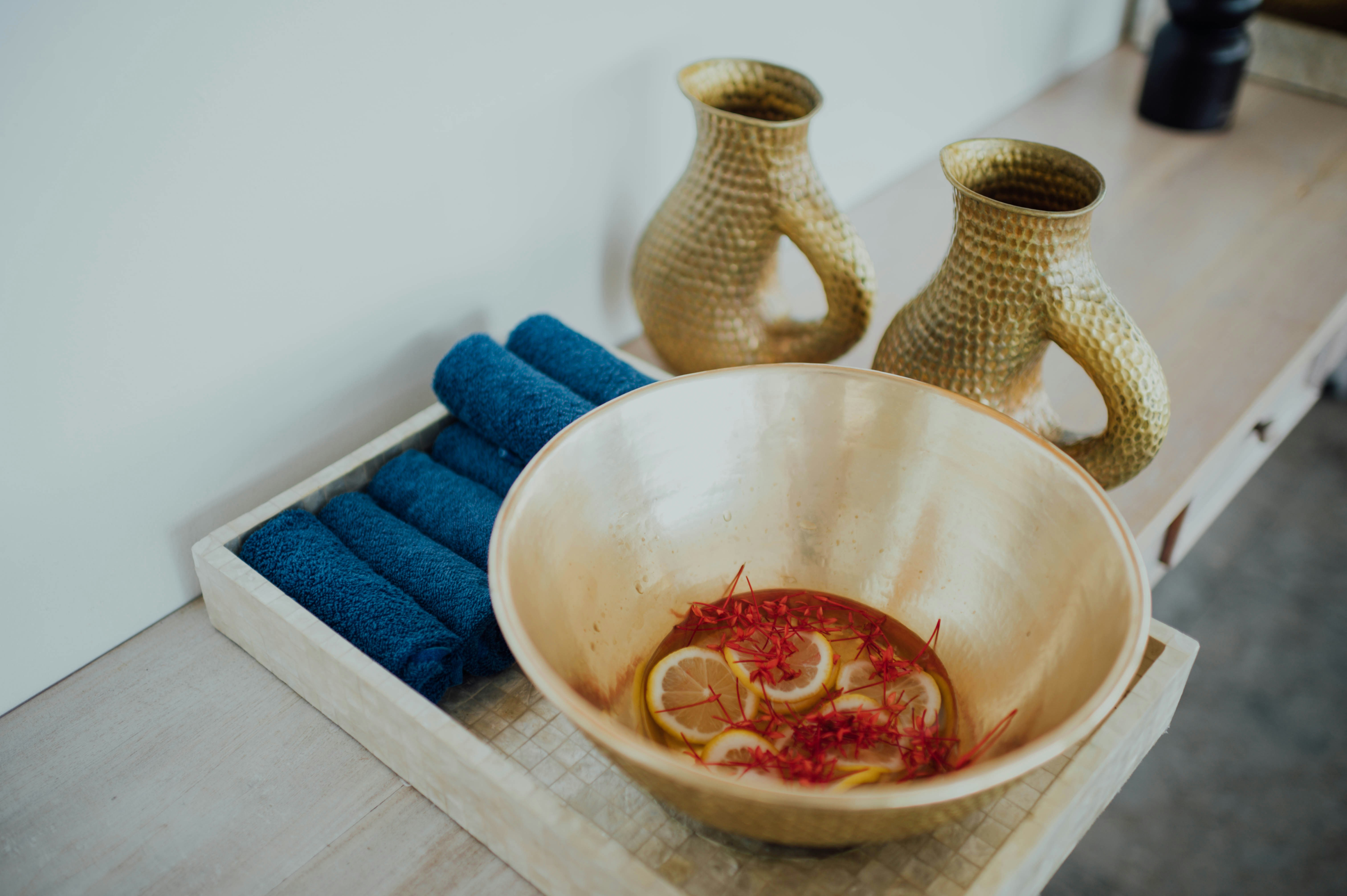 Spa Welcome Amenities Arrangement