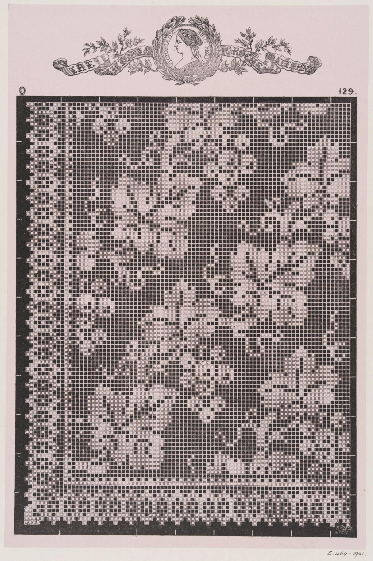 Victorian Cross Stitch Pattern Chart