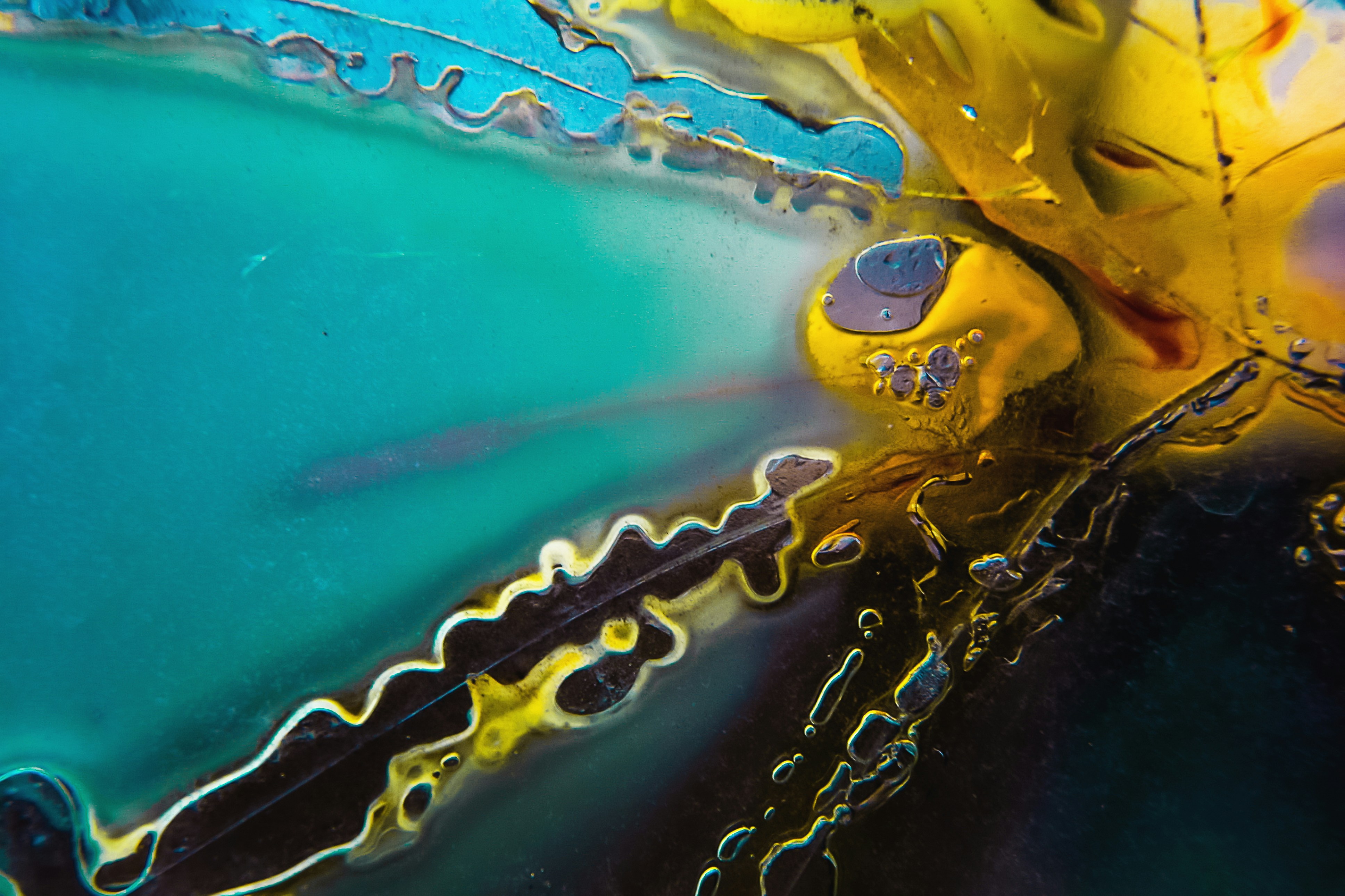 Abstract Fluid Paint Texture