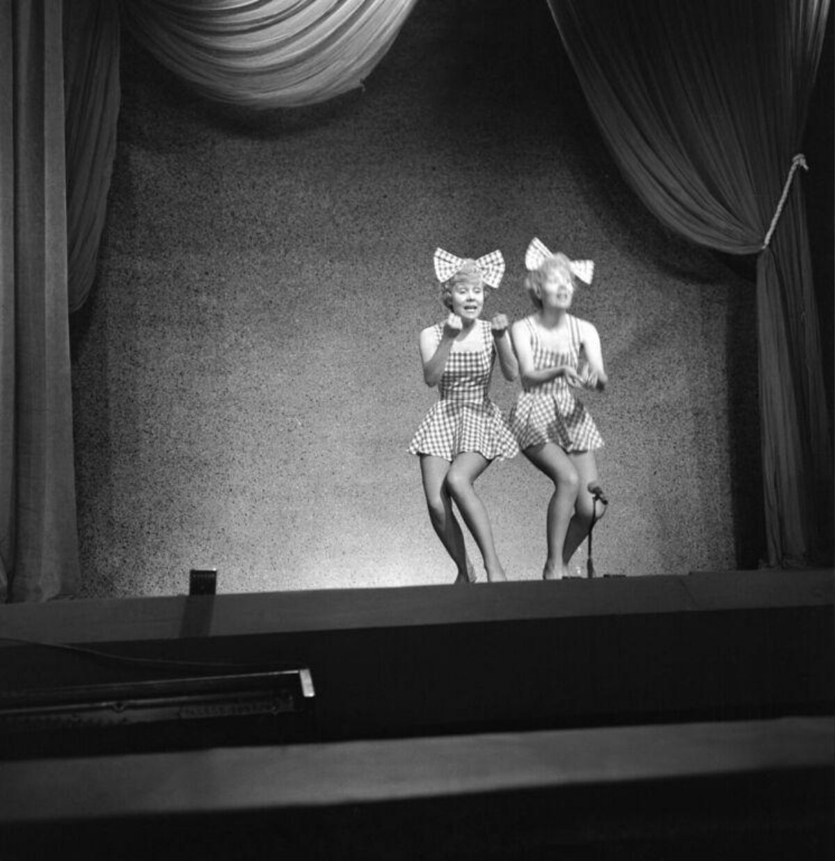 Two Performers Dancing on Stage
