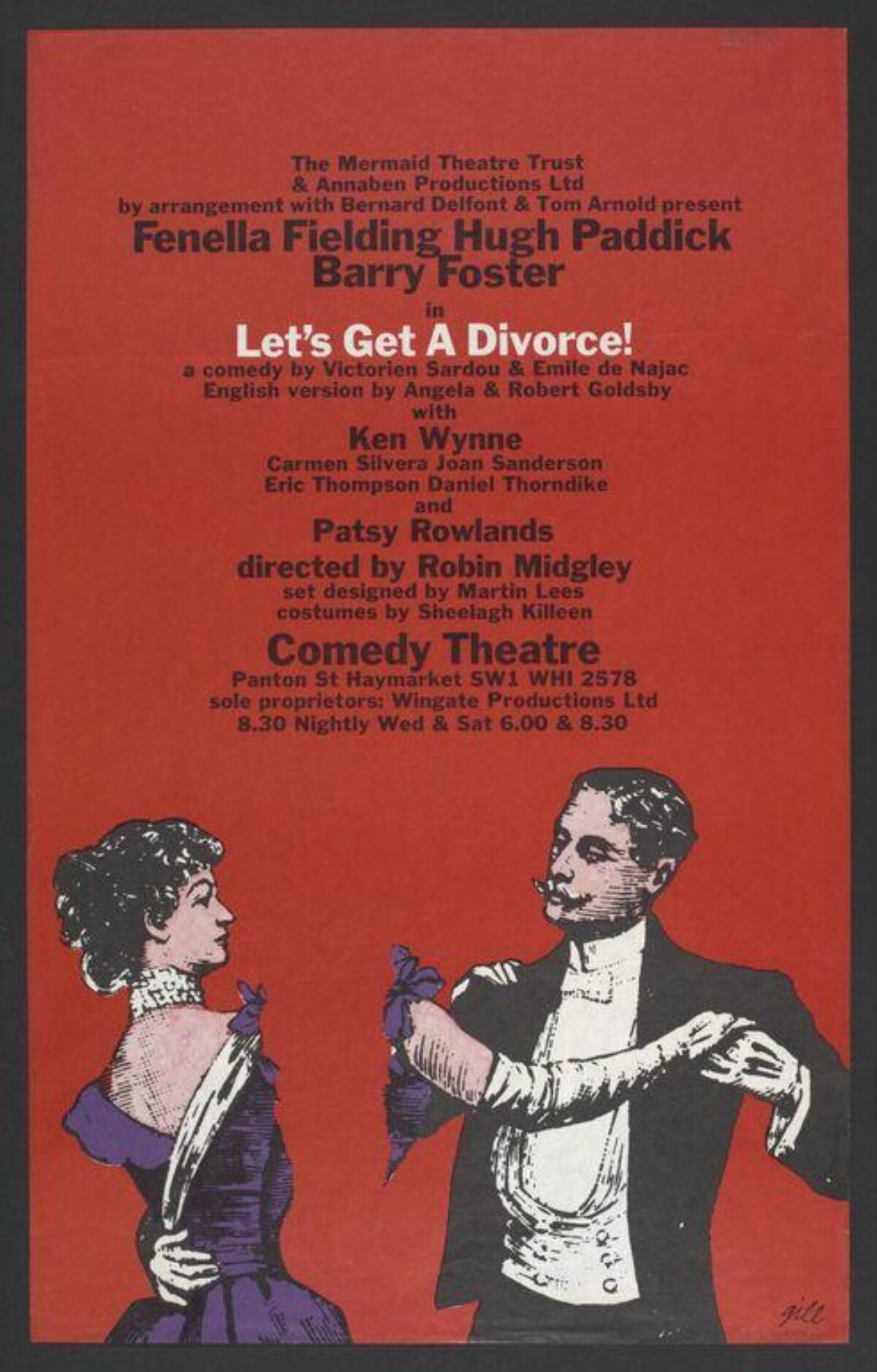 Let's Get A Divorce Play Poster