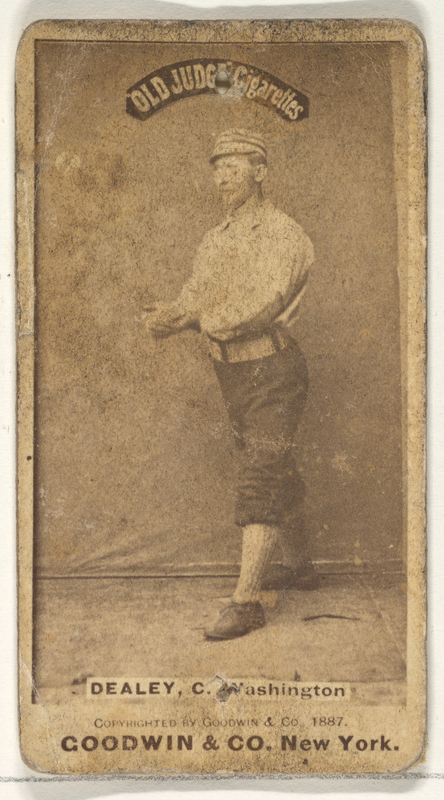 1887 Vintage Dealey Baseball Cigarette Card