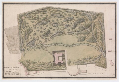 Garden Plan for Chateau de Savigny
