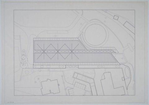 Hand-drawn Architectural Site Plan