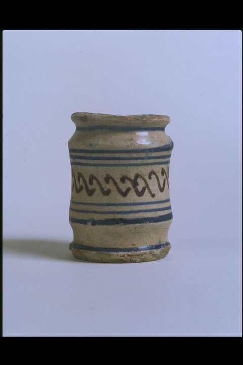 Ancient Patterned Ceramic Jar