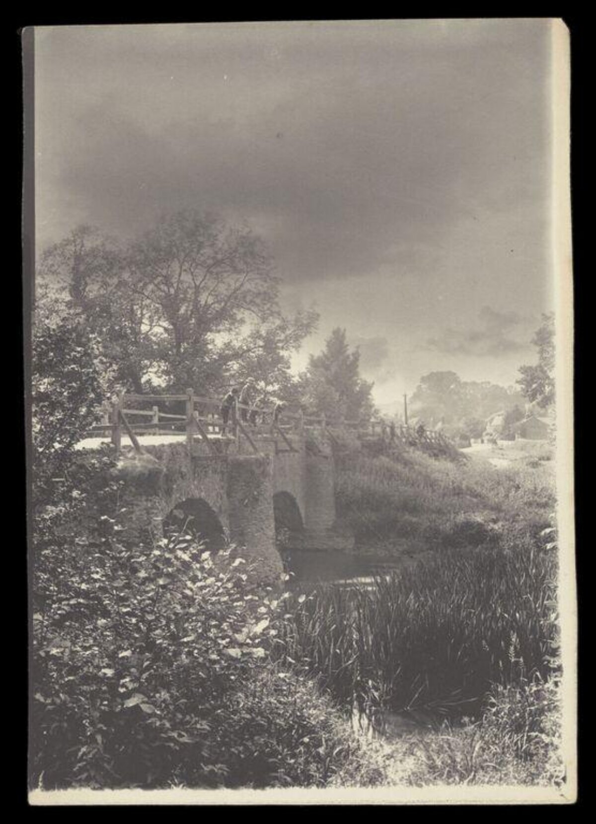 Old Stone Bridge Rural Landscape