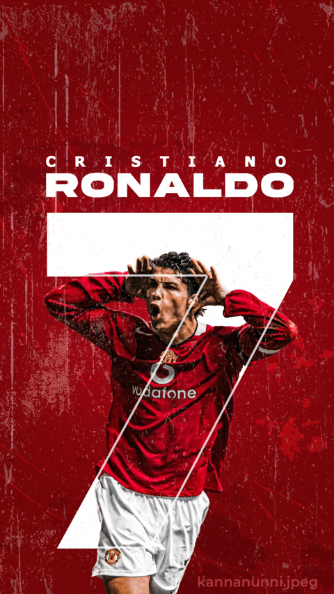 Cristiano Ronaldo Man Utd Poster