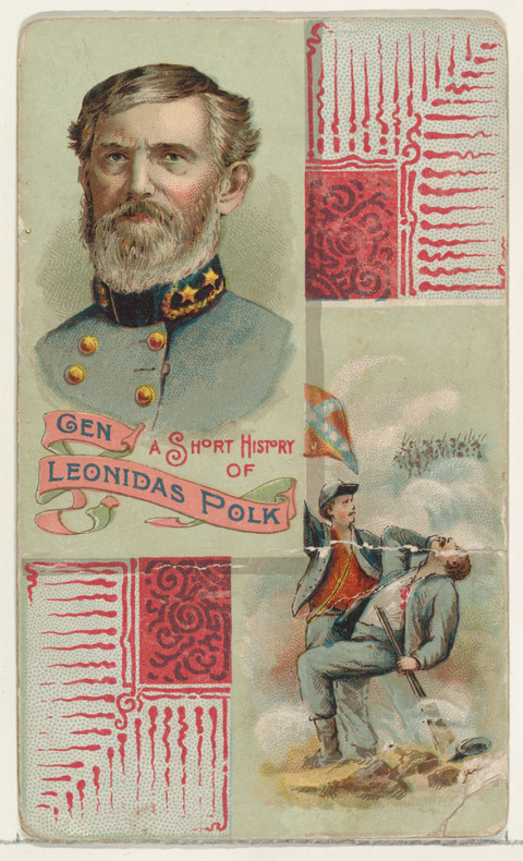 General Leonidas Polk Vintage Card
