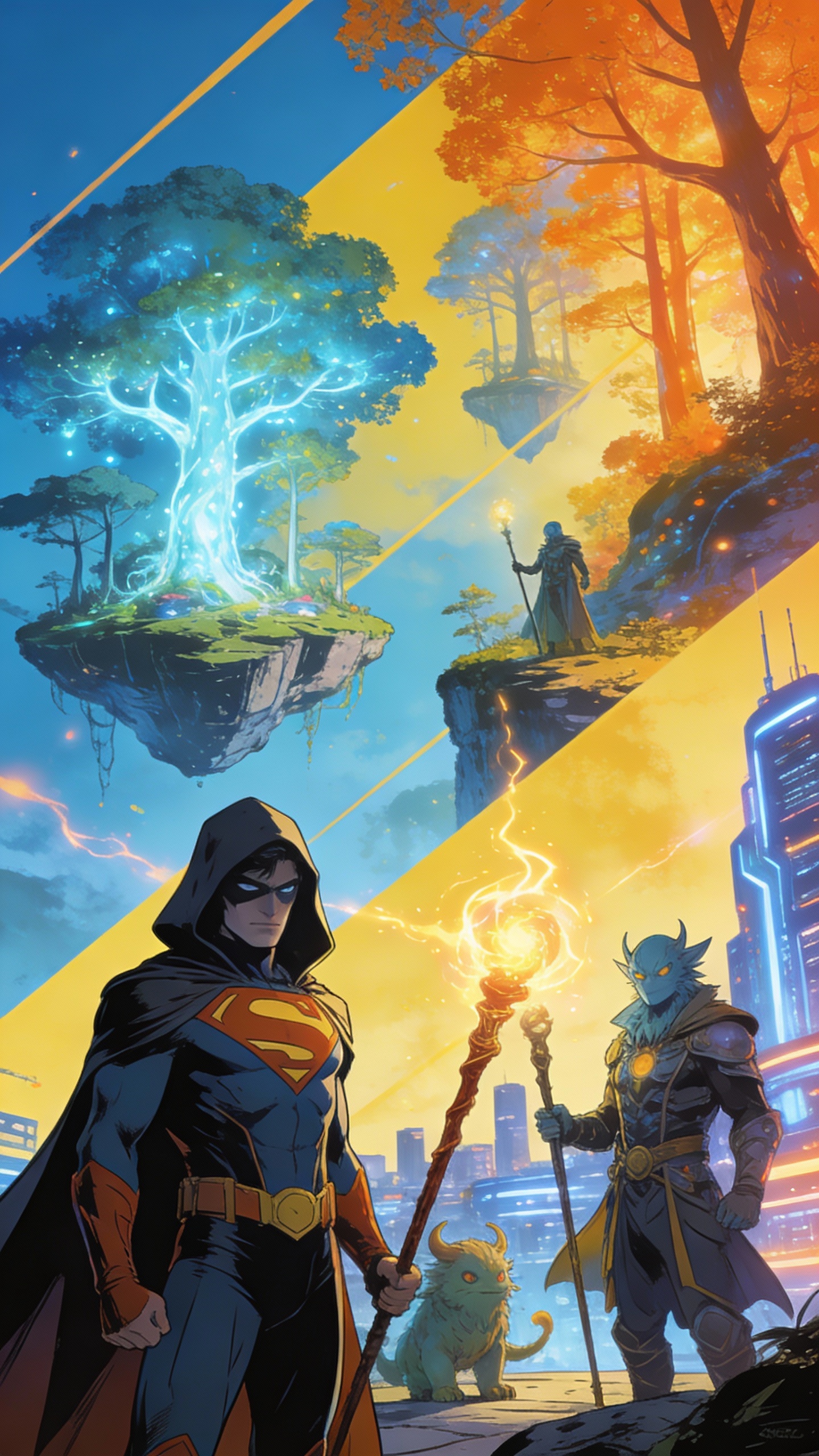 Superman Fantasy Adventure Comic Art