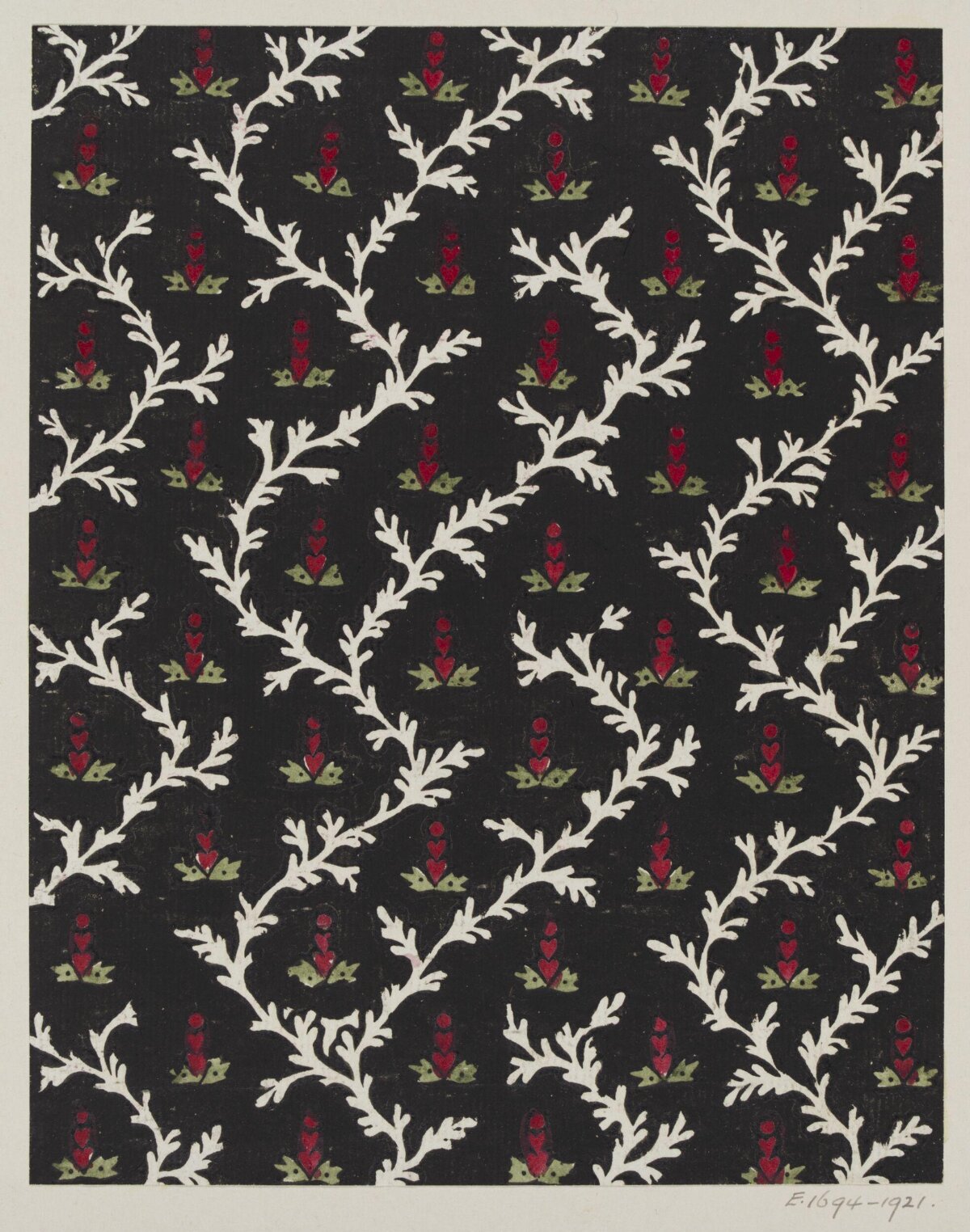 Vintage Textile Floral Pattern