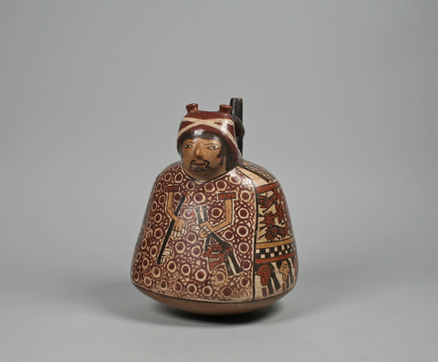 Ancient Human Effigy Ceramic Vessel