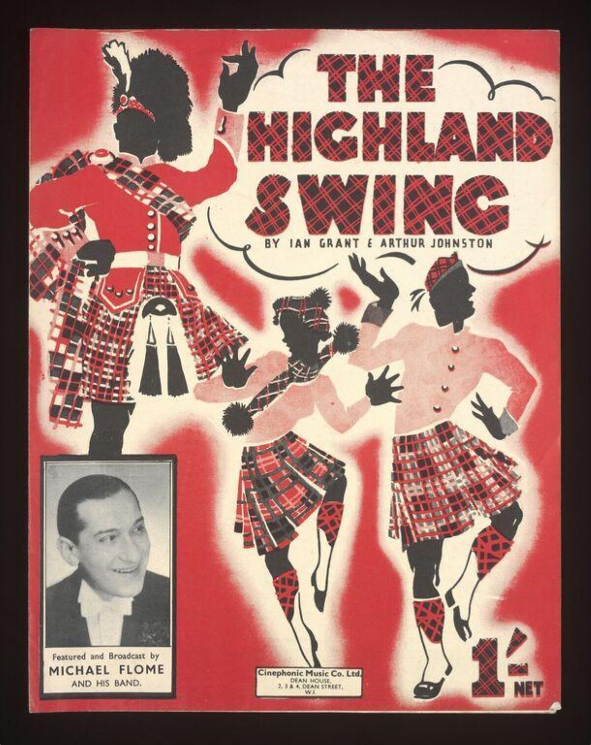 Vintage The Highland Swing Sheet Music Cover