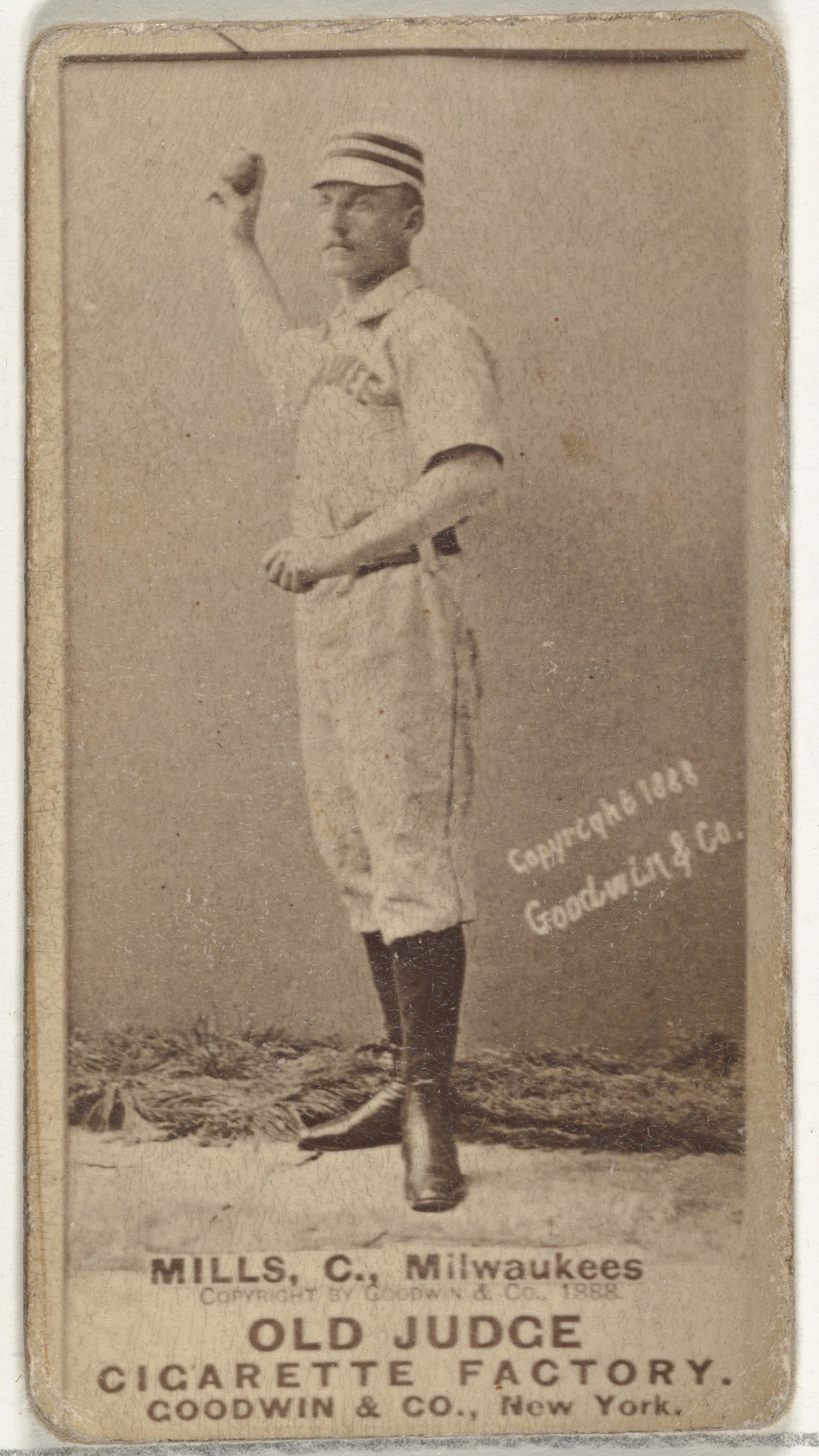 1888 Old Judge Baseball Cigarette Card