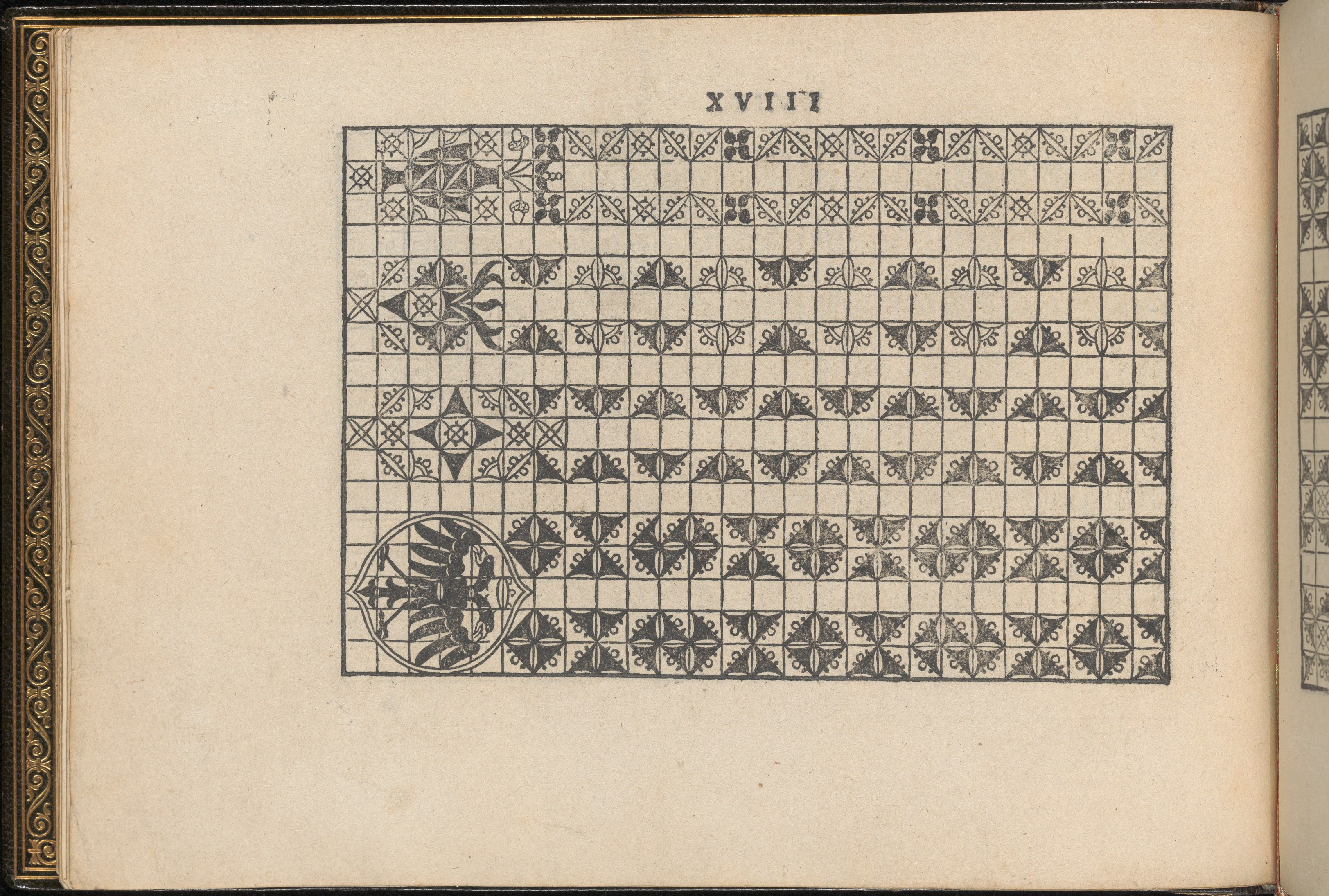 Vintage Needlework Pattern Print