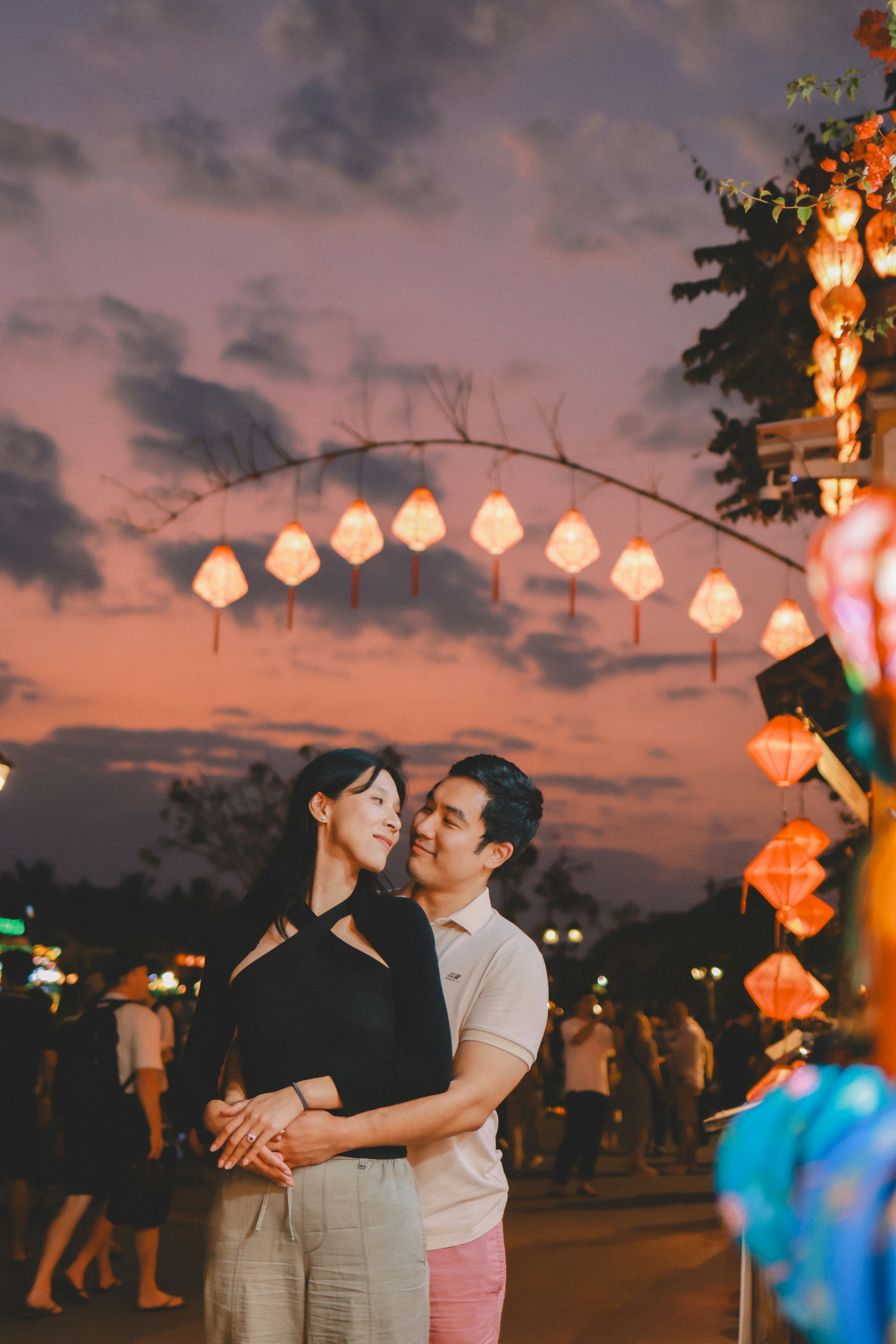 Couple at Lantern Night Market