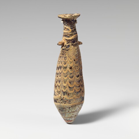 Ancient Decorated Glass Vessel