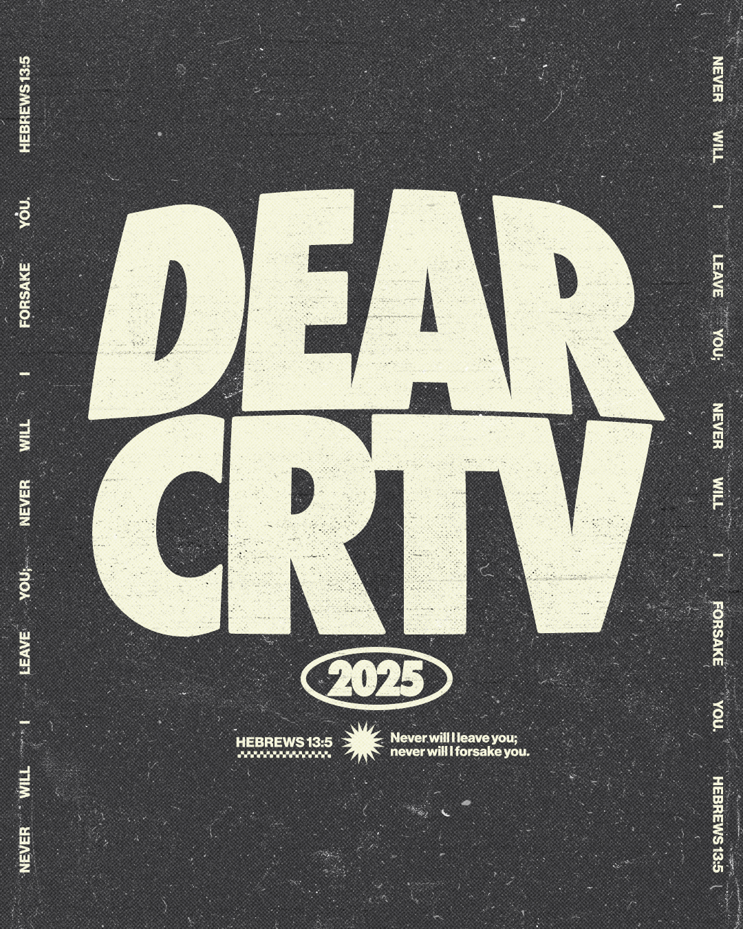 Dear CRTV 2025 Bible Verse Poster