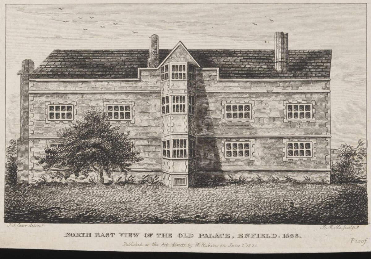 Northeast View of Enfield Old Palace