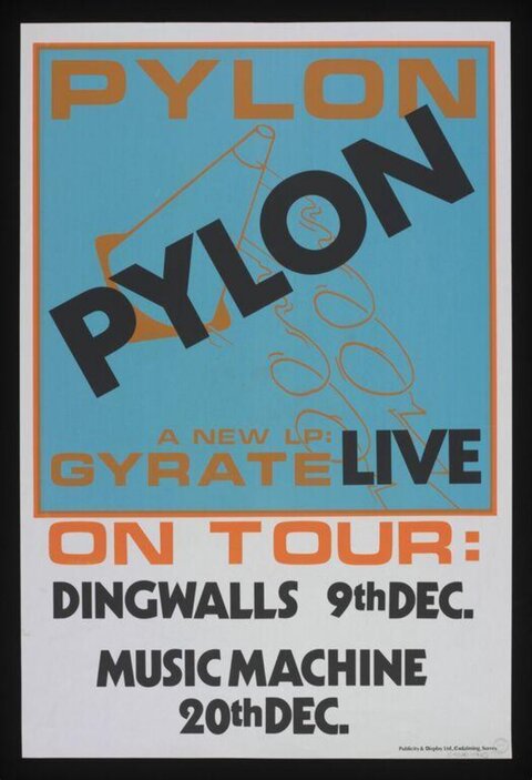 Pylon Gyrate Live Tour Poster