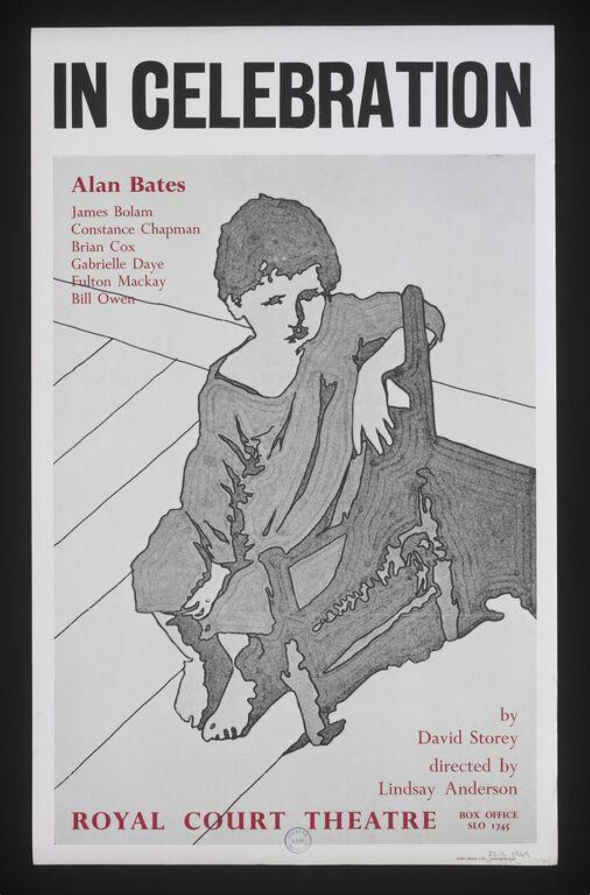 In Celebration Royal Court Theatre Poster