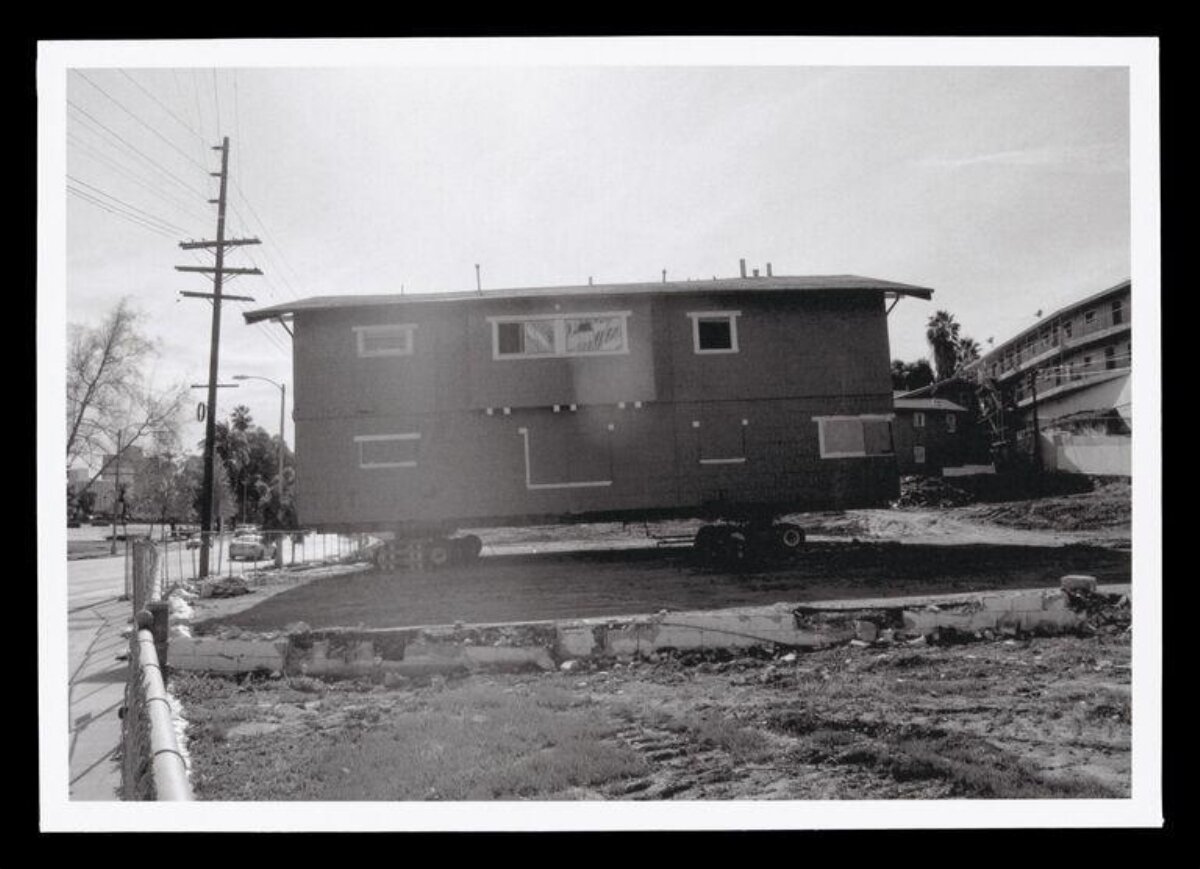 Two-story House Being Relocated