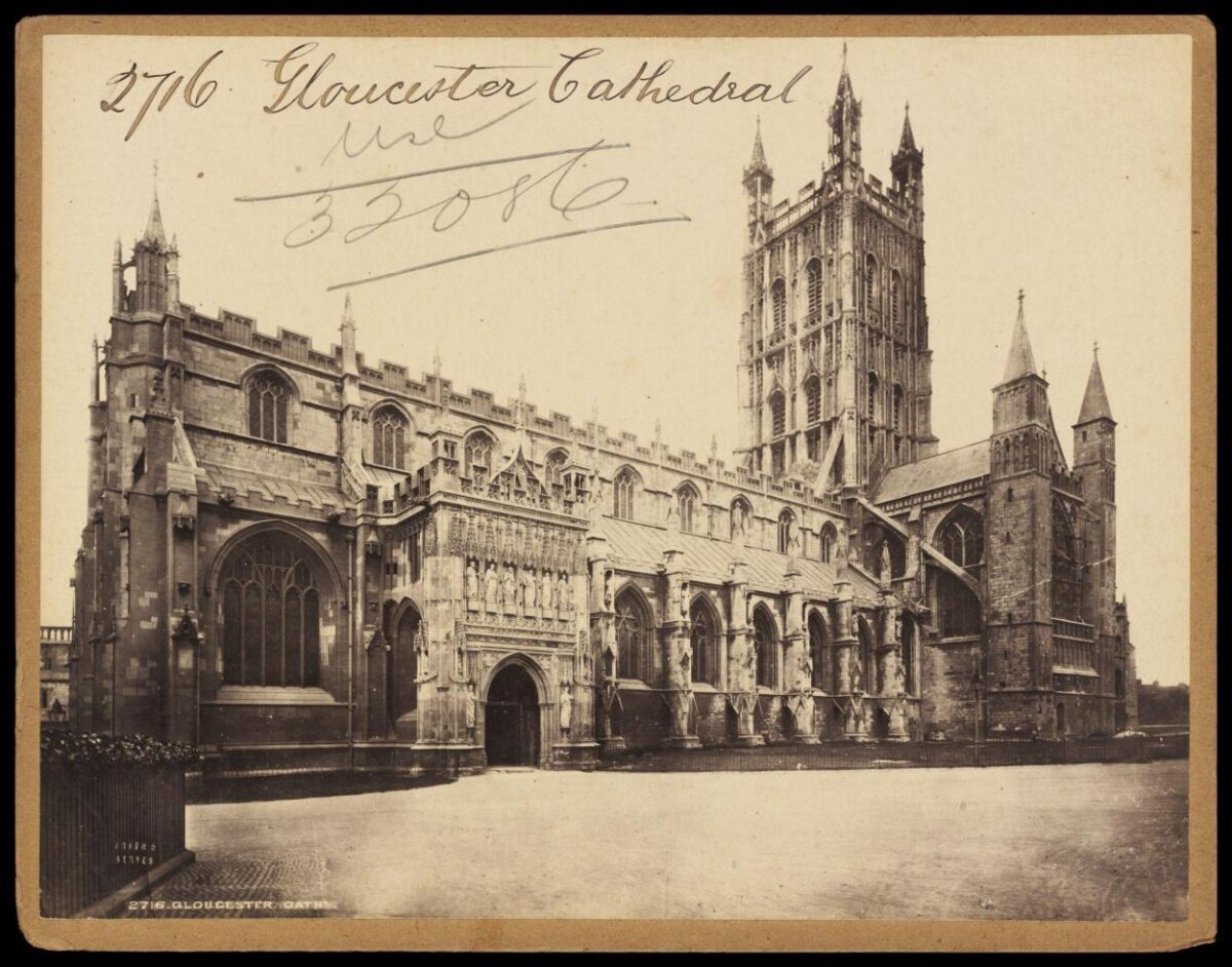 Gloucester Cathedral Vintage Photograph