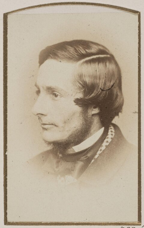 Vintage Portrait of a Victorian Man