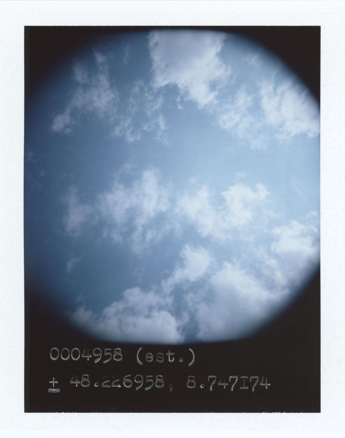 Blue Sky With Scattered Clouds