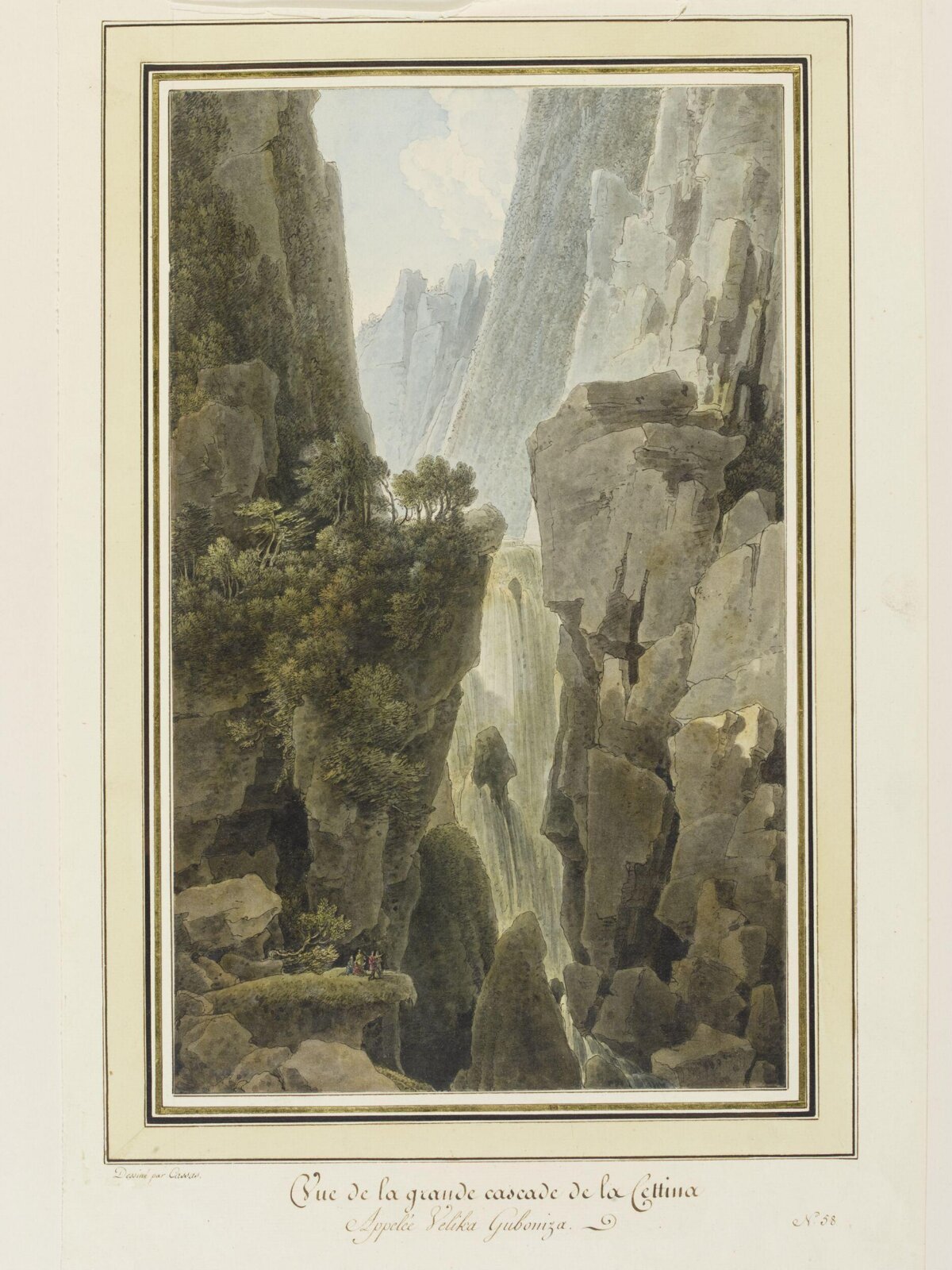 Great Cettina Waterfall View
