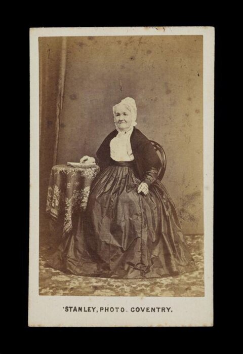 Vintage Portrait of Elderly Woman
