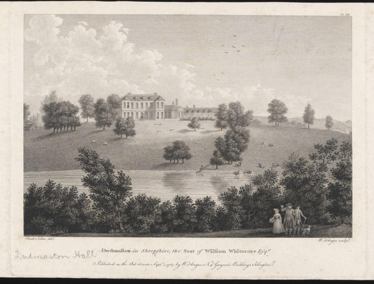 18th Century View of Dudmaston Hall