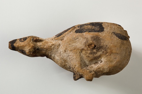 Ancient Wooden Carved Animal Figurine