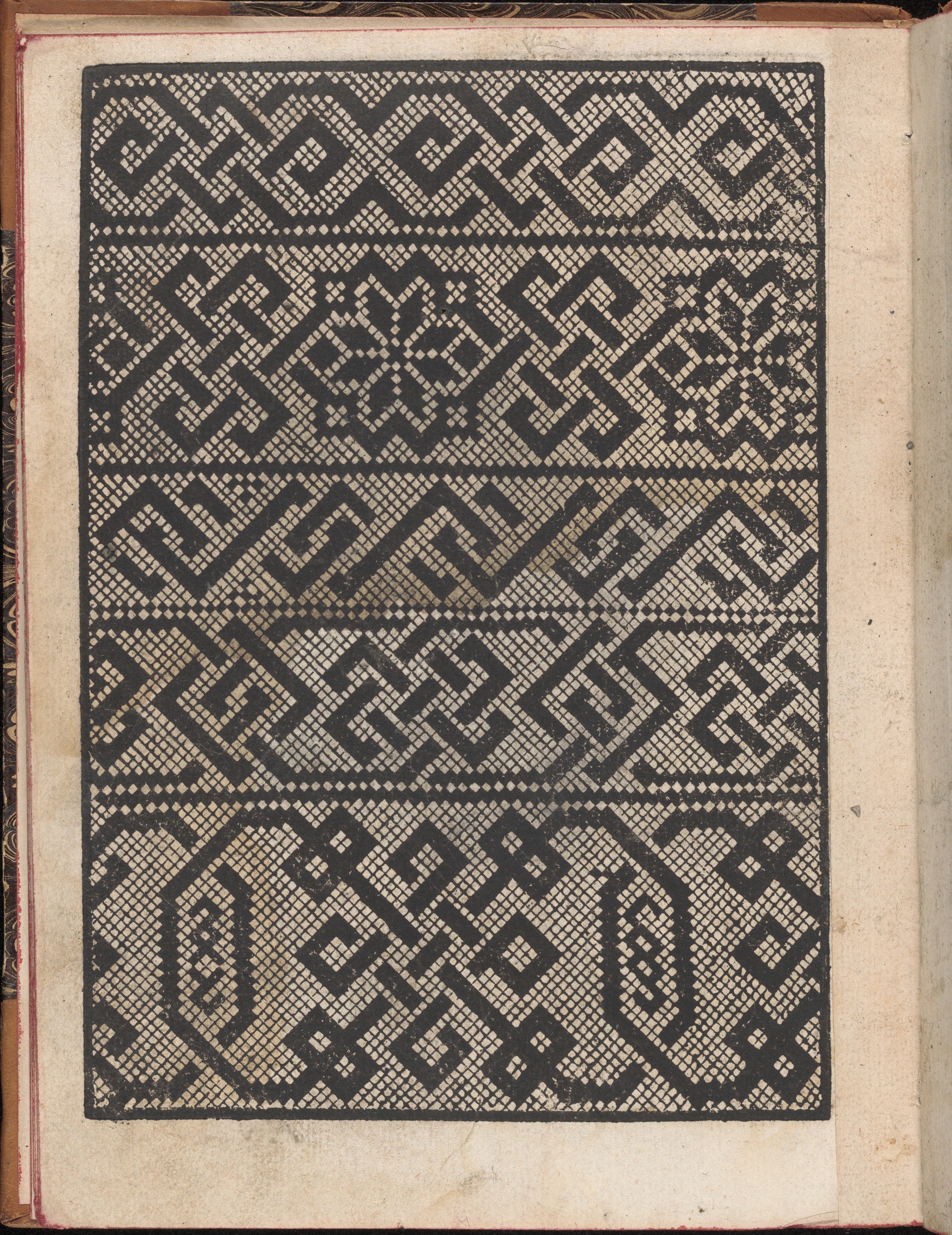 Vintage Geometric Interlace Pattern