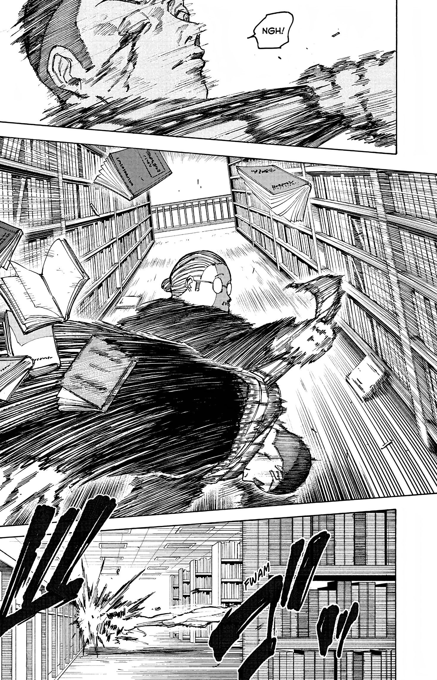 Manga Library Fight Scene