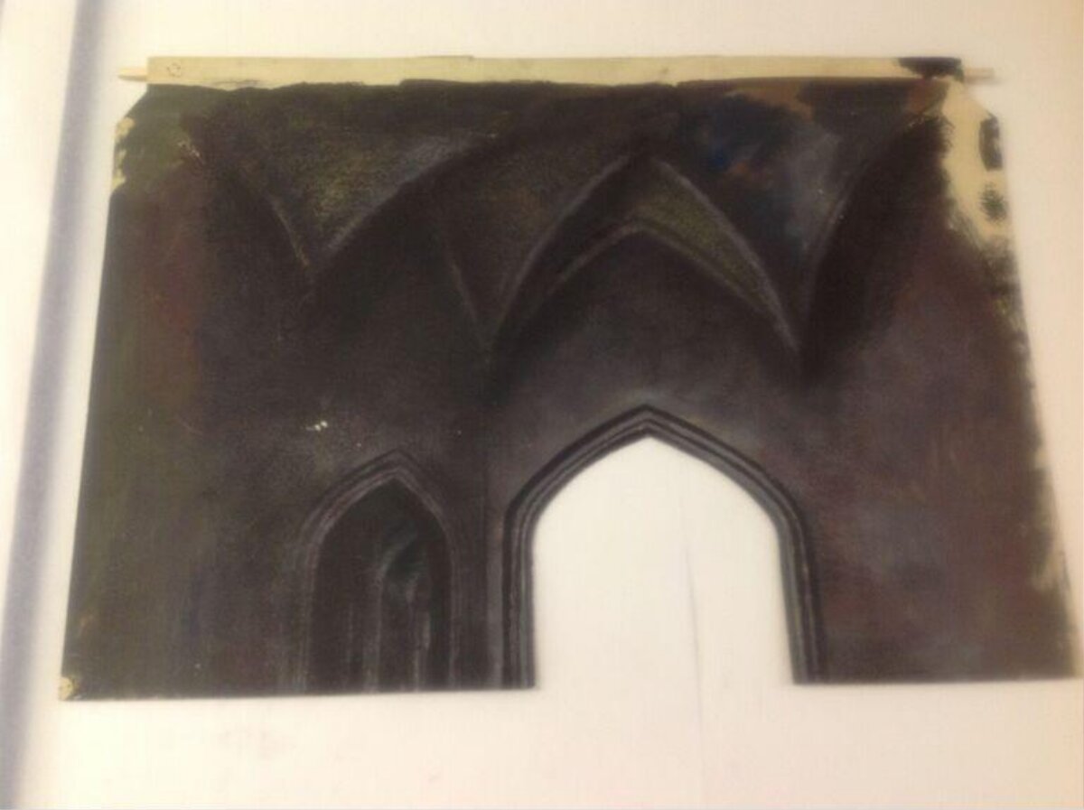 Charcoal Sketch of Gothic Arches