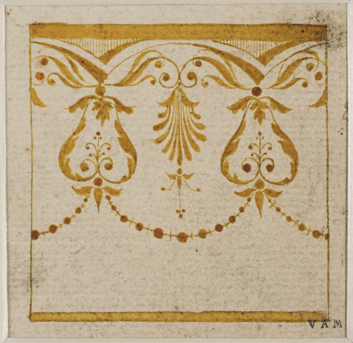 Golden Traditional Ornamental Pattern