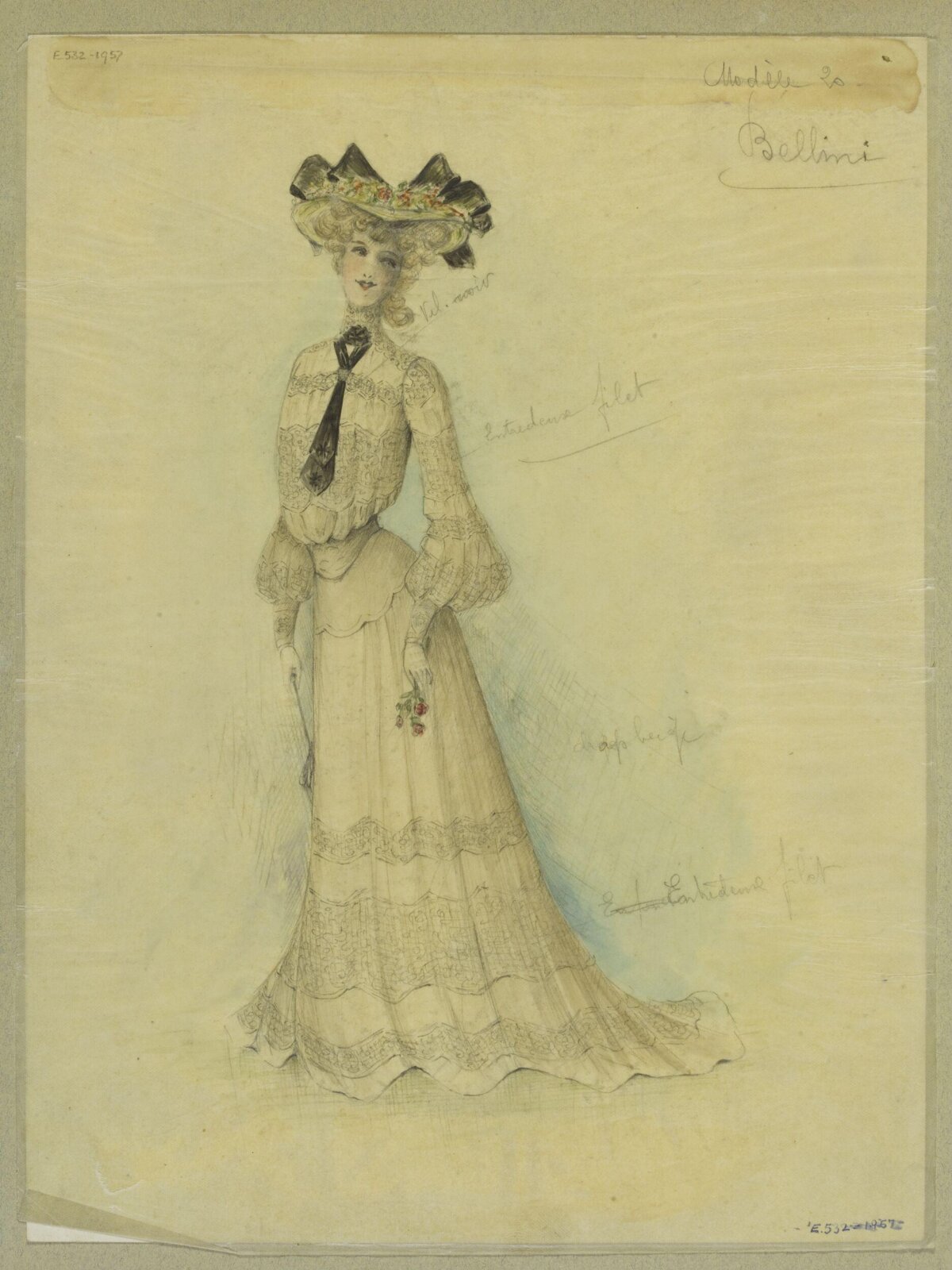 Bellini Women's Fashion Design Sketch