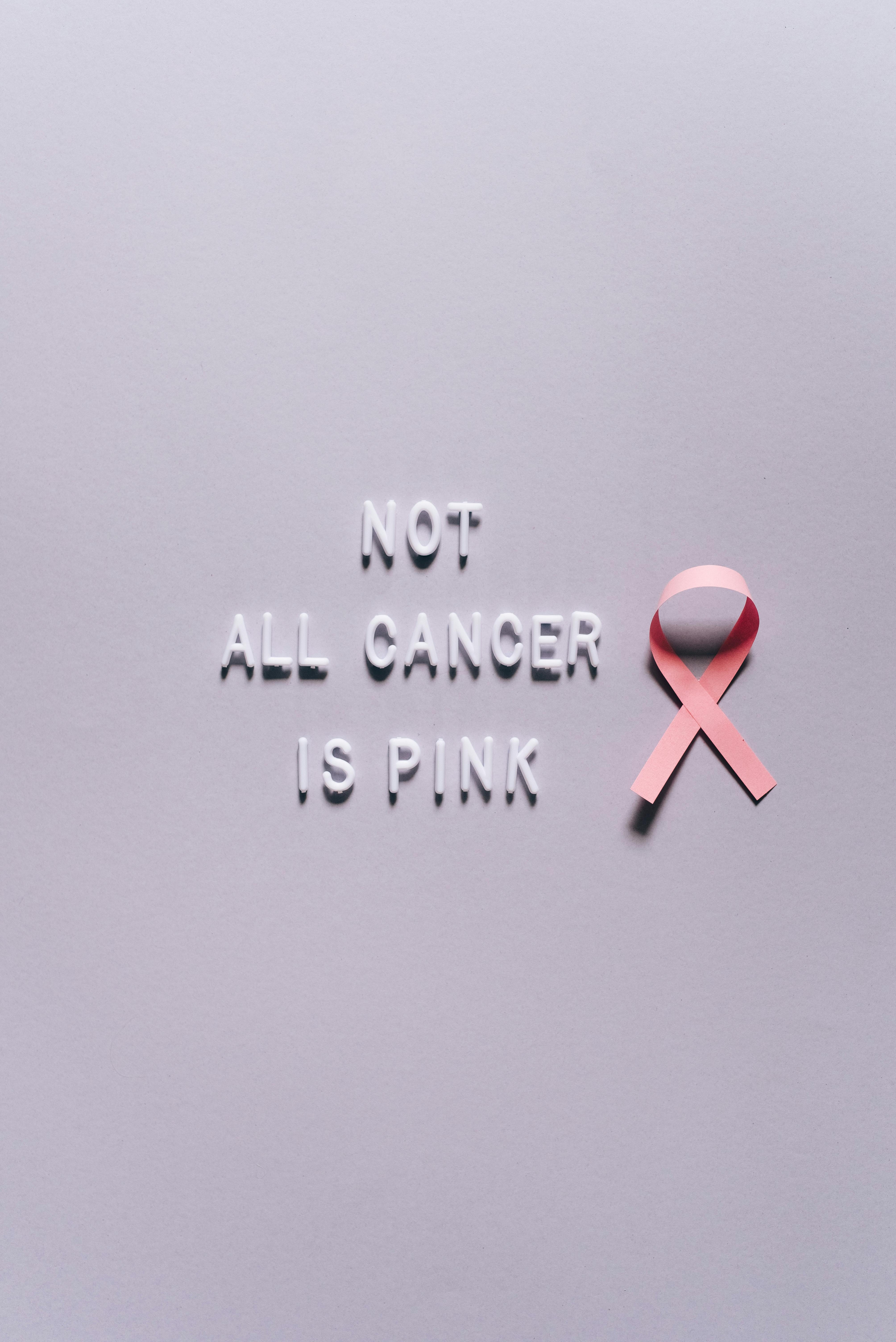Not All Cancer Is Pink Awareness Graphic